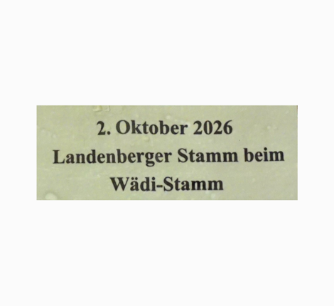 Bild: Wädi- Landenberger-Stamm