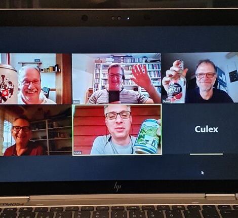 Bild: Vorstandssitzung virtuell