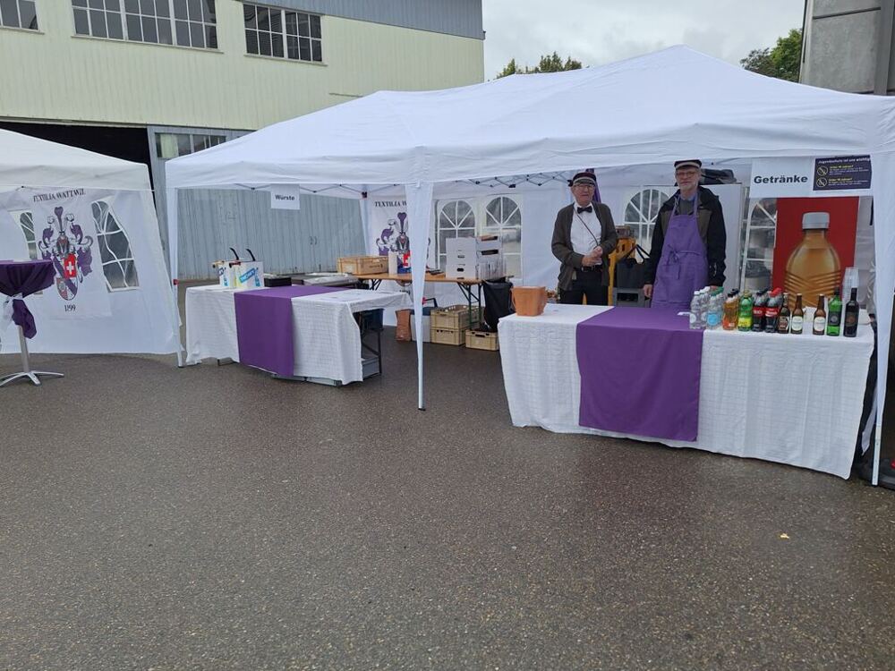 Der Stand ist aufgebaut