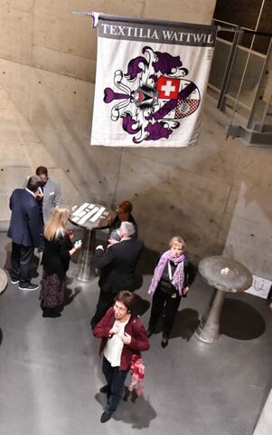 Fahne über dem Apero