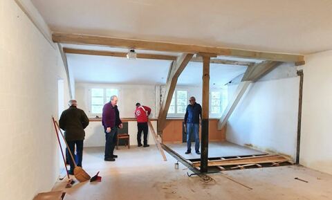 Farbenbrüder am werkeln