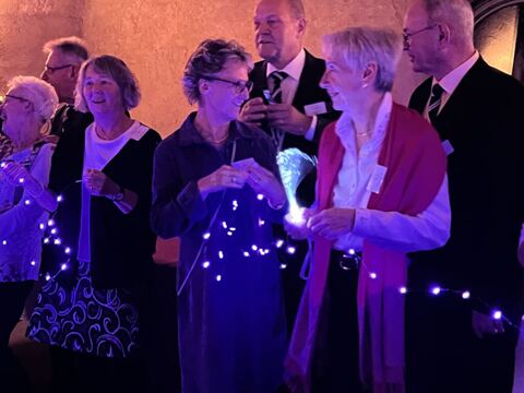 Lichter und Gesichter leuchten